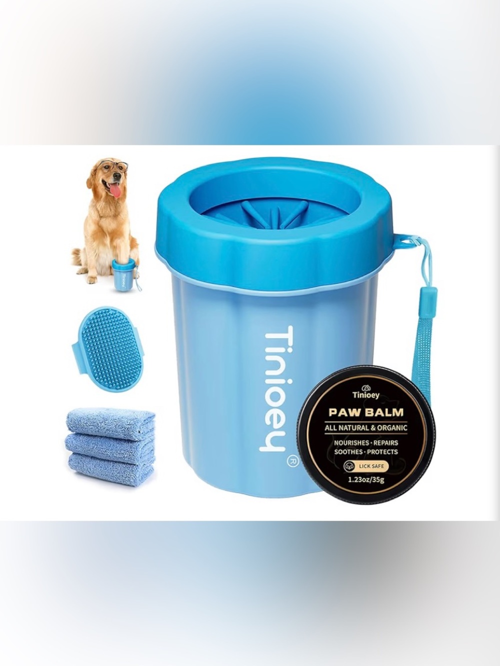 Tinioey Dog Paw Cleaner